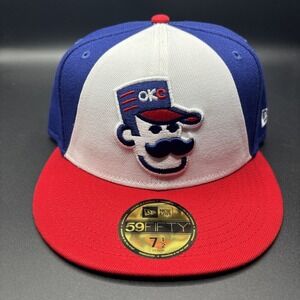 Oklahoma City Comets Hat Cap New Era 59Fifty OKC Abner 89er Fitted 7 1/2 MiLB